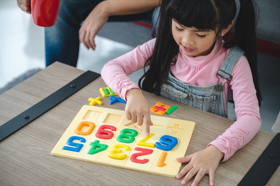 Speech-language therapy session